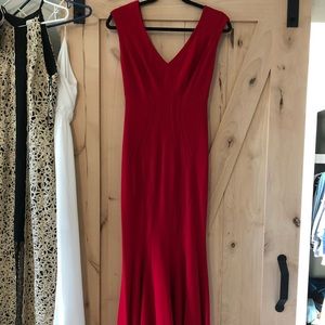 Formal red dress